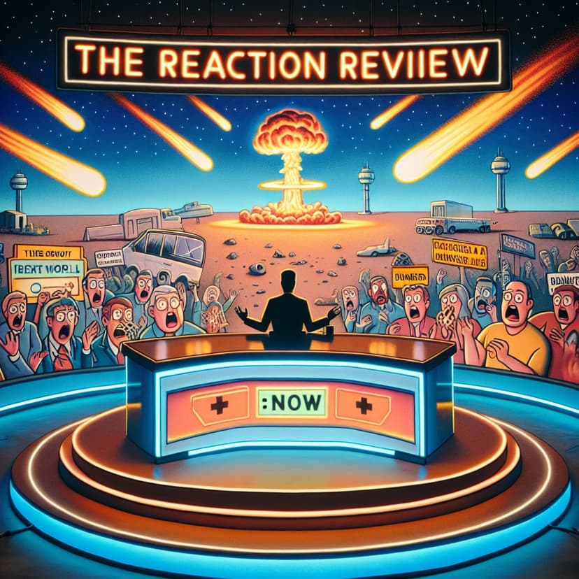 In a scathing critique, "The Reaction" on the Daily Mail is lambasted as a harbinger of doom. Critics urge viewers to seek shelter from its sensationalist discourse, likening the talk show to a cultural catastrophe. #TheReaction #DailyMail #MediaCritique